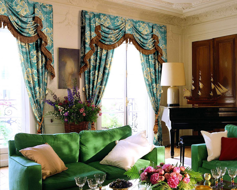 CASA MARSEILLE - Swag Valance and Panels Set CASA MARSEILLE - Swag Valance and Panels Set