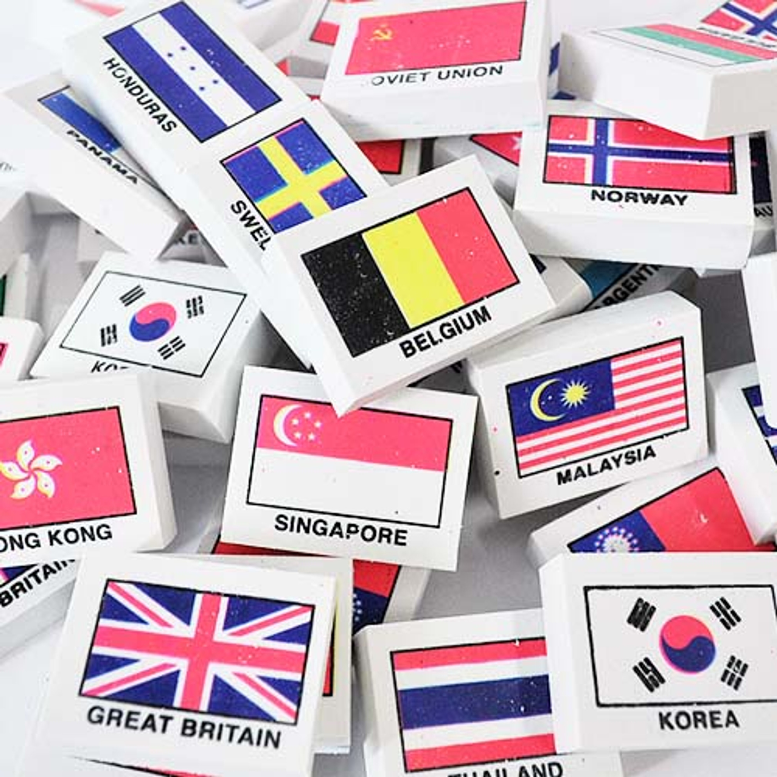 Country Flag Eraser Flag Erasers MTRADE Singapore