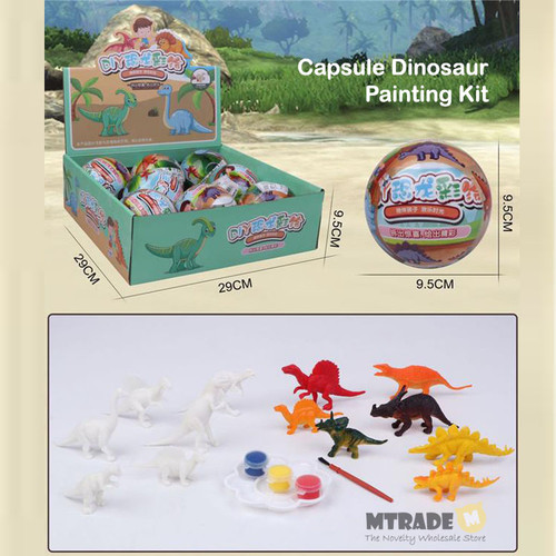 Capsule Dinosaur Painting Kit