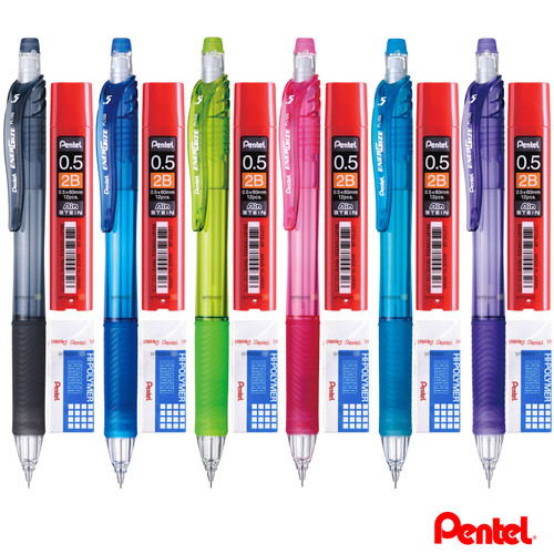 [Bundle 6 Set] Pentel Energize X Automatic Pencil 0.5mm PL105