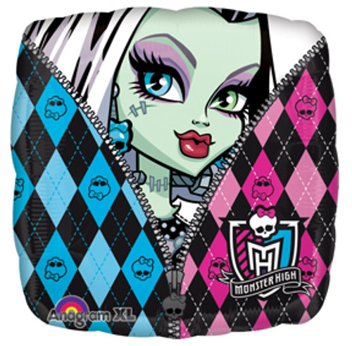 18" Monster High Characters Square Balloon