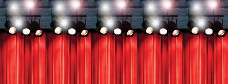 Movie Lights Camera Action Top Decorating Panel
