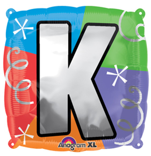 18" Letter K Quad Balloon