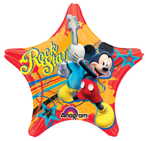 17" Mickey Rock Star Shape Balloon