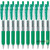 [Bundle 10pcs] Zebra Sarasa Clip Gel Pen 0.5mm B-JJ15 (Green)