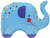 36" Elephant Super Shape Balloon