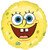 18" SpongeBob Round Face Smiles Balloon