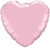 36" Pearl Pink Heart Foil Balloon