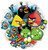 26" Angry Birds See Thru Balloon