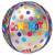 16" Dotty Geometric Congrats Orbz Balloon