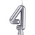 Silver Numeral 4 Birthday Candle