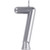 Silver Numeral 7 Birthday Candle