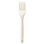 Disposable 6.5" Eco Biodegradable Forks (Corn Starch) 50pcs/pack