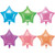 18" Fluorescent Star Shape Foil Balloon (Uninflated)