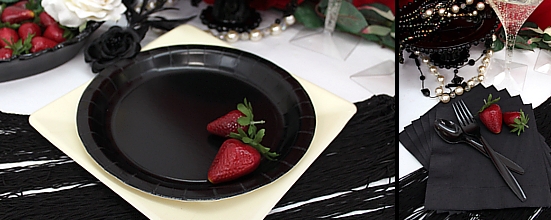 Black Tableware