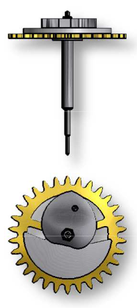 Roue Minuteur/compteur Minute Mobile Buren - Réf. 8020 - Pour Modèles 11/12/14/15 - Occasion