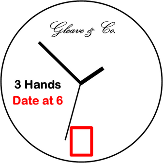 Movement, ETA 956.112, 3 Hands, Date at 6