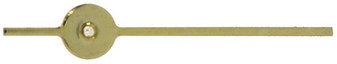 Hands, Straight, Gold Plated, Sub Dial Hands Only ⌀0.25mm, Length 6.00mm (Pack of 10) [MSA 45.186]