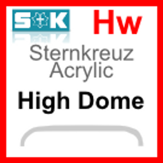 Acrylic Glass, High Dome (Hw) Size 142