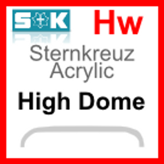 Acrylic Glass, High Dome (Hw) Size 160