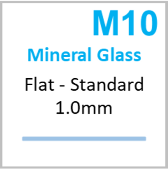 Glass, Flat 1.0mm (M10) Size 121