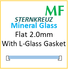 Glass, Flat 2.0mm With L-Gasket (MF) Size 310/299