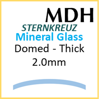 Glass, Domed 2.0mm (MDH) Size 293