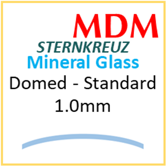 Glass, Domed 1.0mm (MDM) Size 318