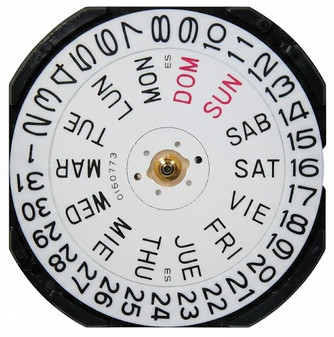 Movement, Hattori VX43 (=7N43), Date at 3