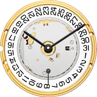 Movement, ETA E64.511, Date at 3