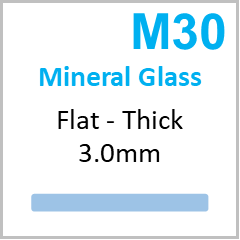 Glass, Flat 3.0mm (M30) Size 289