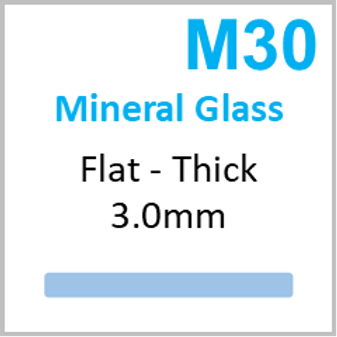 Glass, Flat 3.0mm (M30) Size 297