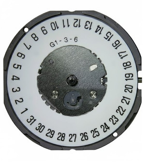 Movement, Miyota GM17 (Replaces GM15), Date at 6