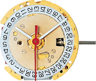 Movement, Ronda 775, Date at 3, Height 3 (Steel Plates)