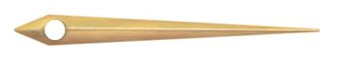 Hands, Dauphine, Rose Gold Plated, Minute Hands Only ⌀0.90mm, Length 13.50mm (Pack of 10) [MSA 45.125]
