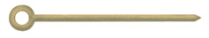 Hands, Baton, Gold Plated, Minute Hands Only ⌀0.90mm, Length 12.50mm (Pack of 10) [MSA 45.708]