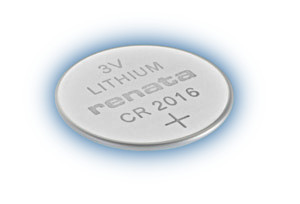 Renata Lithium Batteries, CR2016 (BOX OF 10)