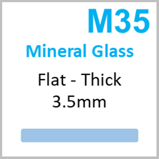 Glass, Flat 3.5mm (M35) Size 285