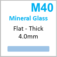 Glass, Flat 4.0mm (M40) Size 325