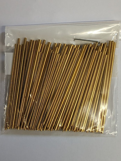 Tapered Pins for Bracelets, Brass (x100)
