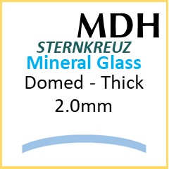 Glass, Domed 2.0mm (MDH) Size 297