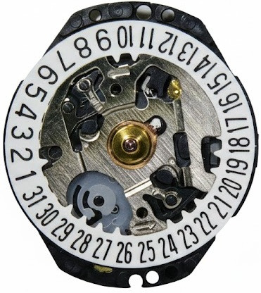 Movement, Hattori VX89, Date at 6