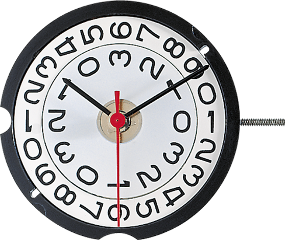 Movement, Ronda 509, Date at 3, Height 2 (Steel Plates)