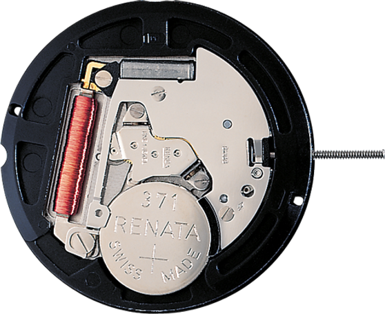 Movement, Ronda 515, Date at 4 (Steel Plates)