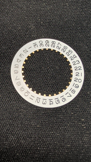 Date Disc Indicator, White, Rolex 3135 (Generic)