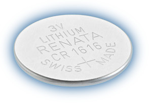 Renata Lithium Batteries, CR1616 (BOX OF 10)