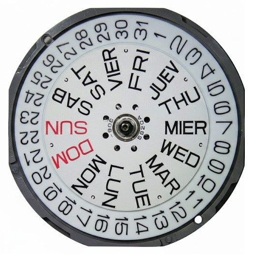 Movement, Miyota 1M02