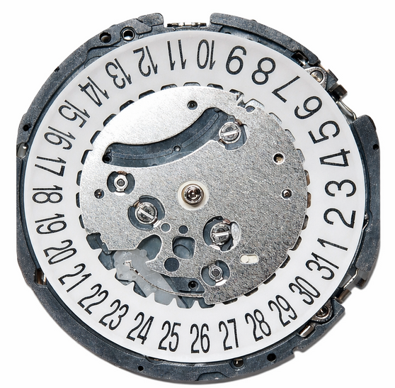 Movement, Hattori VK64, Date at 6