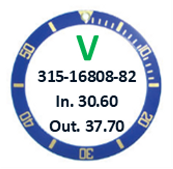 Bezel Insert, Rolex #315-16808-82 (Generic)