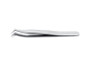 Tweezers, Idealtek Stainless Steel No. 6 Flat Angled, Fine Tips [#6.S.0]